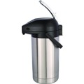 Food Service | BUNN 32130.0000 3 Liter Lever Action Airpot - Stainless Steel/Black image number 3