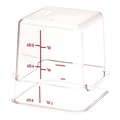 Food Trays, Containers, and Lids | Carlisle 1195307 8.75 in. x 8.75 in. x 9 in. 8 qt. Squares Polycarbonate Food Storage Container - Clear image number 3