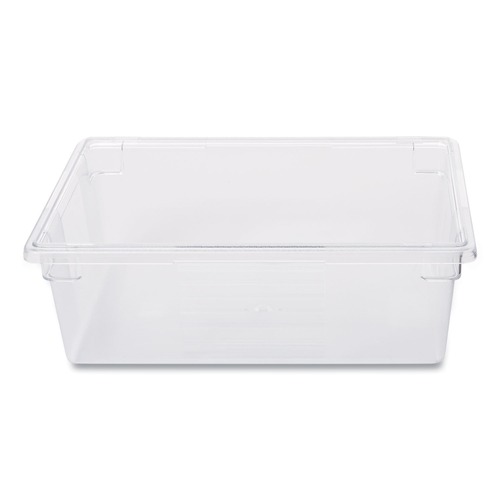 Just Launched | Rubbermaid Commercial FG330000CLR 12.5 Gallon 26 in. x 18 in. x 9 in. Plastic Food/Tote Boxes - Clear image number 0