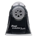 Pencil Sharpeners | Westcott 15509 5 in. x 7.5 in. x 7.25 in. AC-Powered iPoint Evolution Axis Pencil Sharpener - Black/Silver image number 1