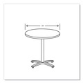 Office Desks & Workstations | HON HBTTRND30.N.B9.LOFT 30 in. Diameter Between Round Table Top - Silver Mesh image number 2