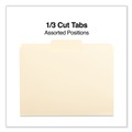 Just Launched | Universal UNV12122 1/3-Cut Center Top Tab File Folders - Letter Size, Manila (100/Box) image number 4