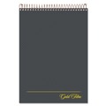 Back to School Sale | Ampad 20-813 Gold Fibre 8.5 in. x 11.75 in. Wirebound Project Notes Pad - Gray/Gold Cover/White Pad (70 Sheets/Pad) image number 0