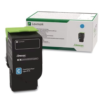Lexmark 80C1SC0 Return Program 2,000 Page-Yield Toner - Cyan