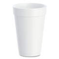 Just Launched | Dart 16J165 16 oz. Foam Drink Cups - White (500/Carton) image number 2