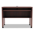 Office Desks & Workstations | Alera ALEVA204224MC Valencia Series 41.38 in. x 23.63 in. x 30 in. Mobile Workstation Desk - Medium Cherry image number 0