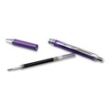 Pens | Pentel BL407V-V 0.7 mm EnerGel Alloy RT Gel Pen - Medium/Violet Ink/Violet Barrel image number 5