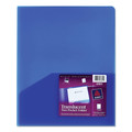 Report Covers & Pocket Folders | Avery 47811 11 in. x 8.5 in. 20 Sheet Capacity 2-Pocket Plastic Folder - Translucent Blue image number 0