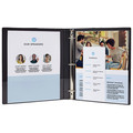 Binders | Avery 79806 3 Locking One Touch EZD Rings 5 in. Capacity 11 in. x 8.5 in. Heavy-Duty View Binder with DuraHinge - Navy Blue image number 3