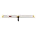 Mops | Rubbermaid Commercial HYGEN FGQ58000YL00 HYGEN 36-1/10 in. Quick Connect Single-Sided Aluminum Wet/Dry Mop Frame - Yellow image number 1