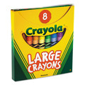 Arts & Crafts Supplies | Crayola 520080 Tuck Box Large Crayons (8/Box) image number 1