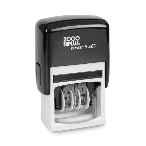 Stamps & Stamp Supplies | COSCO 2000PLUS 010129 Self-Inking Economy Dater - Black image number 0