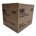 Paper Towels and Napkins | GEN GENVFN60002V 6.5 in. x 8.3 in. Premium V-Fold Napkins - White (250/Pack, 24 Packs/Carton) image number 2