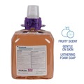 Hand Soaps | Boardwalk 6162-04-GCE00VL 1250 ml. Foam Antibacterial Handwash Refill - Fruity (4/Carton) image number 5