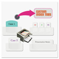 Dividers & Tabs | Redi-Tag B33001 0.44 in. Wide 1/12-Cut Laser Printable Index Tabs - White (180/Pack) image number 2