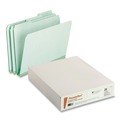 File Folders | Pendaflex 17167 1/3-Cut Tabs Assorted Letter Size 1 in. Expansion Pressboard Expanding File Folders - Green (25/Box) image number 0