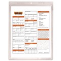 Back to School Sale | C-Line 80912 Super Heavy-Duty Top Load 9 in. x 12 in. Insert Clear Vinyl Shop Ticket Holders - Clear Front (50/Box) image number 6