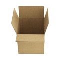 Mailing Boxes & Tubes | Universal 698241 11 in. x 15 in. x 6 in. Regular Slotted Container Fixed-Depth Corrugated Shipping Boxes - Large Cubed Brown Kraft (25/Bundle) image number 2