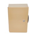 Retail Store Supplies | CONTROLTEK 500123 12.75 in. x 8.25 in. x 4 in. 1-Compartment Heavy Duty Fire Retardant Box - Sand image number 1