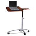 Desktop Organizers | Mayline 950MEC 29.5 in. x 20 in. x 27 in. to 38 in. Laptop Computer Caddy - Medium Cherry image number 2