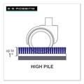 Office Chair Mats | ES Robbins 124154 45 x 53 EverLife Intensive Use Rectangular Chair Mat with Lip for High Pile Carpet - Clear image number 2