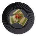 Bowls and Plates | WNA WNA CW10144BK 10.25 in. Diameter Classicware Plastic Plates - Black (144/Carton) image number 2