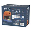 Pencil Sharpeners | Elmer's 1680 5.63 in. x 8.75 in. x 7.13 in. AC-Powered CrayonPro School Version Electric Sharpener - Orange/Blue image number 4
