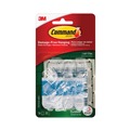 Wall Racks & Hooks | Command 17017CLR-AWES Small Plastic All Weather Hooks and Strips - Clear (24/Pack) image number 1