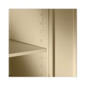 Office Filing Cabinets & Shelves | Alera CM7218PY 36 in. x 18 in. x 72 in. Heavy-Duty Welded Storage Cabinet with 4 Adjustable Shelves - Putty image number 3