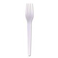 Cutlery | Eco-Products EP-S017-W Individually Wrapped Plantware CPLA Cutlery Fork - White (1000/Carton) image number 8