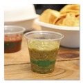Cups and Lids | World Centric CP-CS-3 3 oz PLA Plastic Cold Cups - Clear (2500/Carton) image number 6