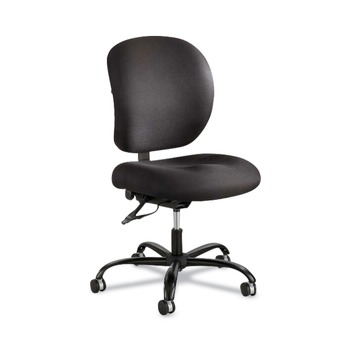 Safco 3391BL Alday 17.5 in. to 20 in. Seat Height Intensive-Use Chair- Black