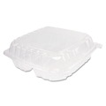 Just Launched | Dart C95PST3 ClearSeal 9.4 in. x 8.9 in. x 3 in. 3-Compartments Hinged-Lid Plastic Containers (200/Carton) image number 3