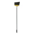 Brooms | Rubbermaid Commercial FG638500GRAY 48.78 in. Handle Angled Large Broom - Silver/Gray image number 3
