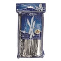 Cutlery | WNA REF320KN Reflections Heavyweight Plastic Knife Utensils - Silver (40/Pack) image number 0