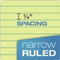 Notebooks & Pads | Ampad 20-222 8.5 in. x 11.75 in. Perforated Writing Pads - Narrow, Canary Yellow (1-Dozen) image number 2