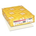 File Folders | Neenah Paper 05201 8.5 in. x 11 in. 24 lbs. Bond Weight CLASSIC Linen Stationery - Classic Natural White (500/Ream) image number 0