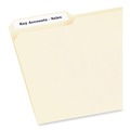 Labels | PRES-a-ply 30632 0.66 in. x 3.44 in. Labels - White (30/Sheet, 50 Sheets/Box) image number 1