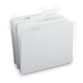 File Folders | Smead 12834 1/3-Cut Tabs Assorted Letter Size 0.75 in. Expansion Reinforced Top Tab Colored File Folders - White (100/Box) image number 0