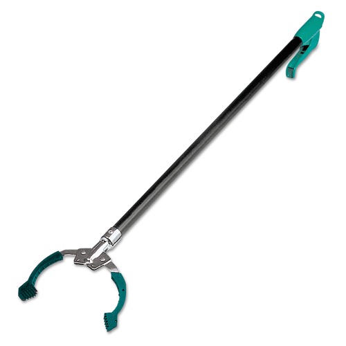 Cleaning Tools | Unger NN400 18 in. Nifty Nabber Extension Arm with Claw - Black/Green image number 0