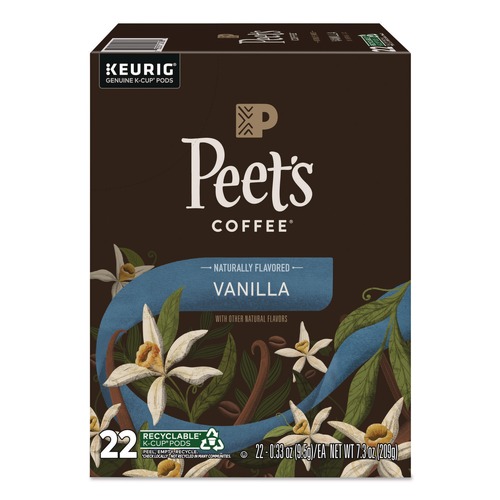 Coffee | Keurig 5000376697 0.33 oz. Coffee K-Cups - Vanilla (22/Box) image number 0