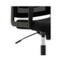 Office Chairs | OIF OIFMS4217 225 lbs. Capacity 17 - 21.5 in. Seat Height Mesh Mid-Back Chair - Black image number 1