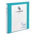Binders | Avery 17295 3 Slant Rings 1 in. Capacity 11 in. x 8.5 in. Durable View Binder with DuraHinge - Aqua image number 2