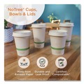 Food Trays, Containers, and Lids | World Centric BOL-NT-24W 5.9 in. Diameter Paper Lids for Bowls - Natural (300/Carton) image number 3