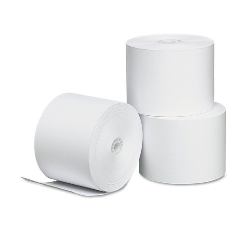 Register & Thermal Paper | Universal UNV35762 2.25 in. x 165 ft. Direct Thermal Printing Paper Rolls - White (3/Pack) image number 0