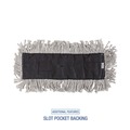 Just Launched | Boardwalk BWK1618 18 in. x 5 in. Disposable Cotton Dust Mop Head image number 5