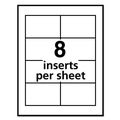 Just Launched | Avery 05390 2-1/4 in. x 3-1/2 in. Horizontal/Vertical Name Badge Insert Refills - White (50/Box) image number 3