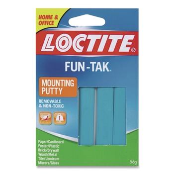STORAGE AND ORGANIZATION | Loctite 1270884 Fun-Tak 2 oz. 6 Strips Repositionable and Reusable Mounting Putty