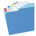 Dividers & Tabs | Avery 05026 0.94 in. x 3.44 in. Extra-Large TrueBlock File Folder Labels with Sure Feed Technology - White (18/Sheet, 25 Sheets/Pack) image number 3