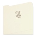 File Folders | Smead 10434 0.75 in. Expansion Reinforced 1/3-Cut Tab 14-pt Manila File Folders - Letter Size/Manila (100/Box) image number 4